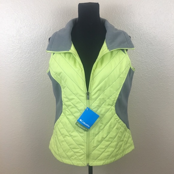 Columbia Jackets & Blazers - ⬇️$40 NWT Columbia yellow and gray vest sz M